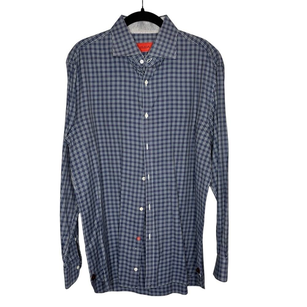 Isaia Napoli Men's Cotton Button Down Shirt 16/41
